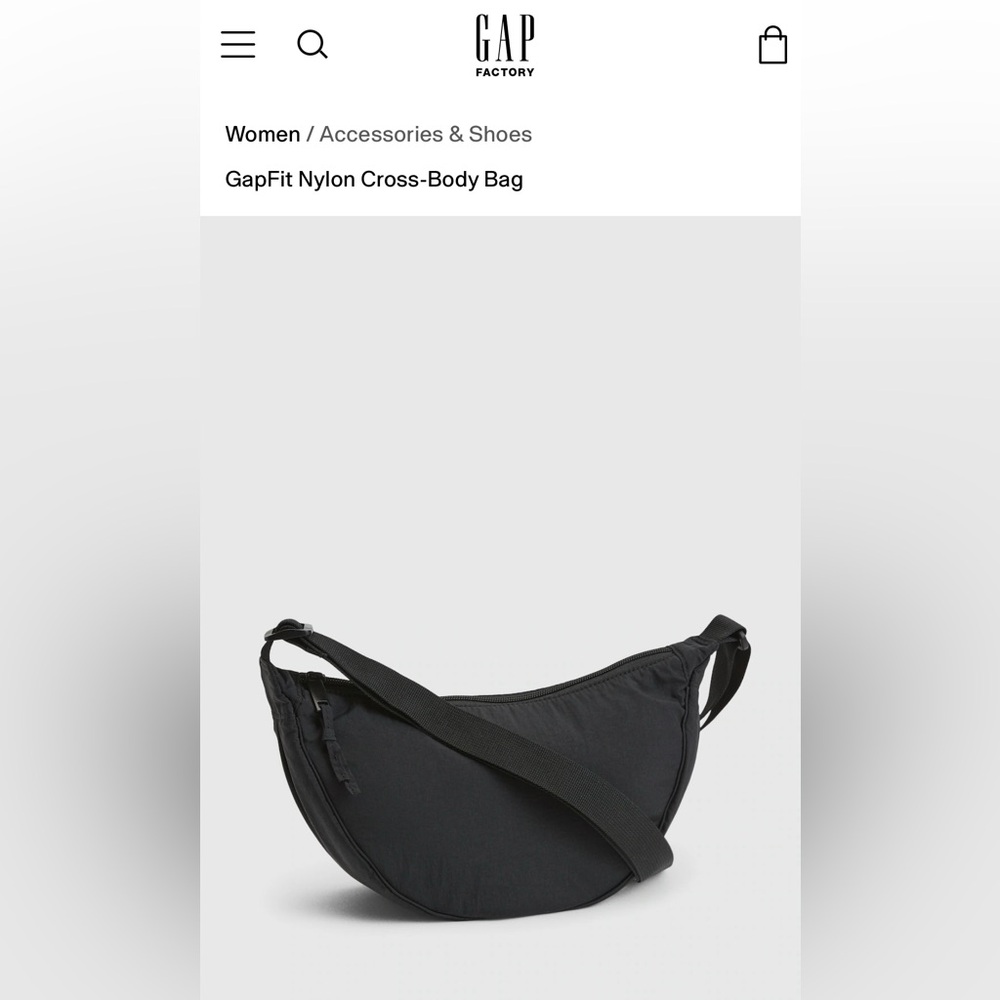 GapFit Women’s Nylon Cross-Body Bag